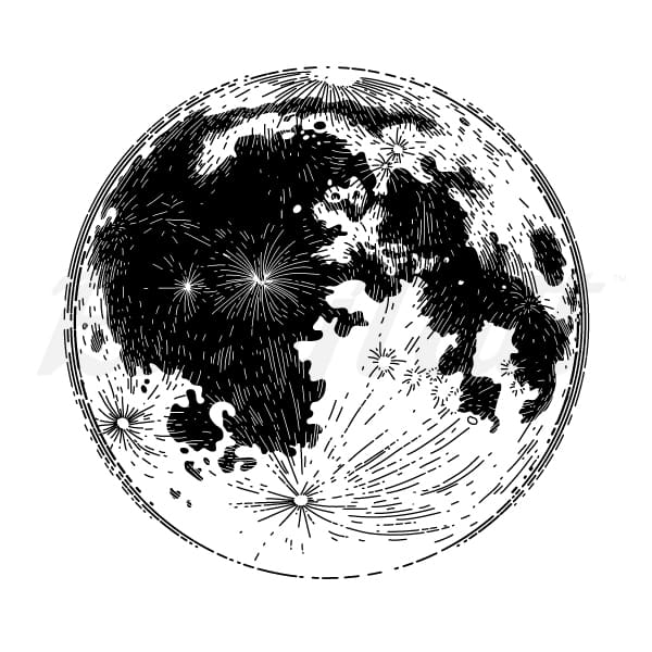 Globe of Earth - Temporary Tattoo