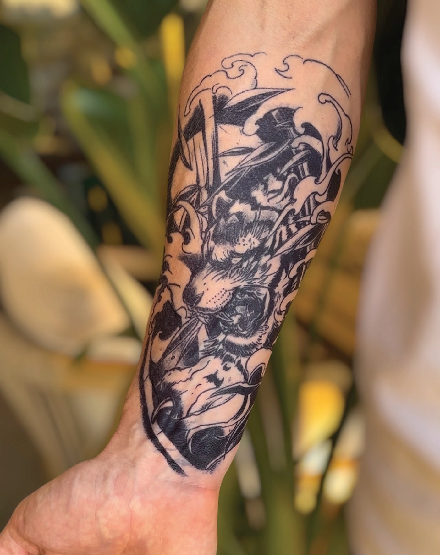 Japanese Tiger - Half Sleeve