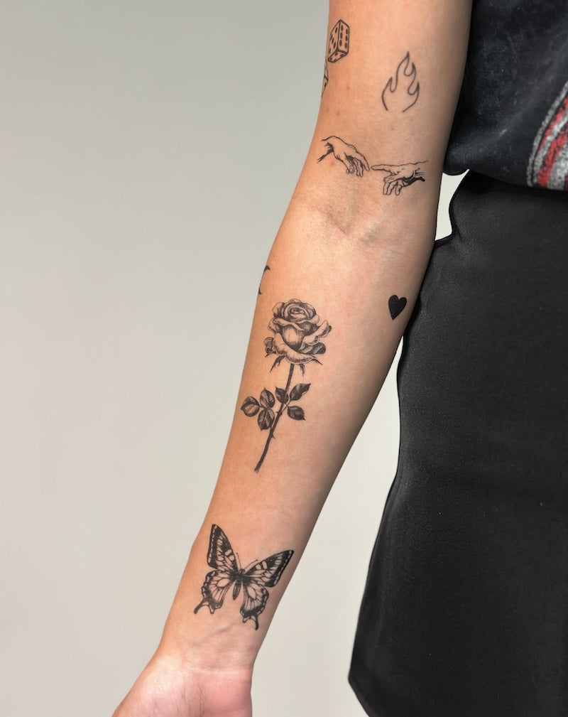 (45 Tattoos) Indecisive - Temporary Tattoos