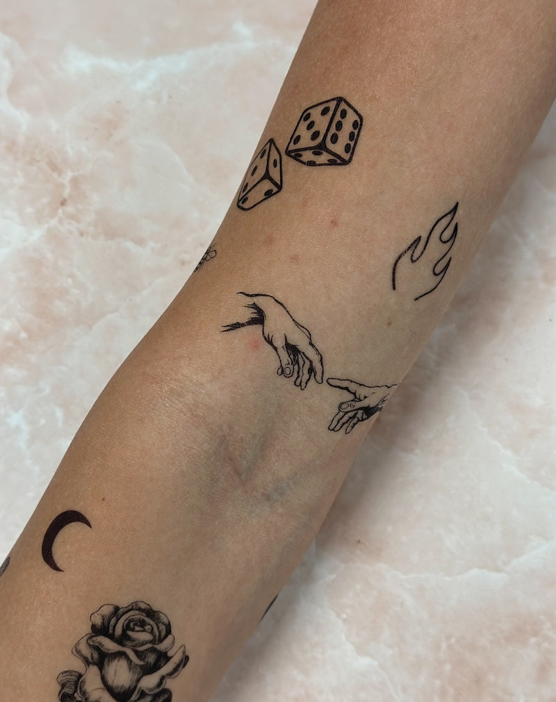 (45 Tattoos) Indecisive - Temporary Tattoos