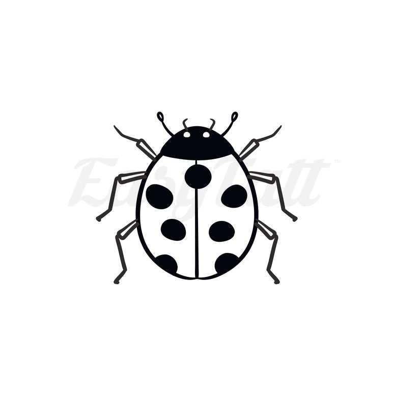 Lady Bug - Temporary Tattoo