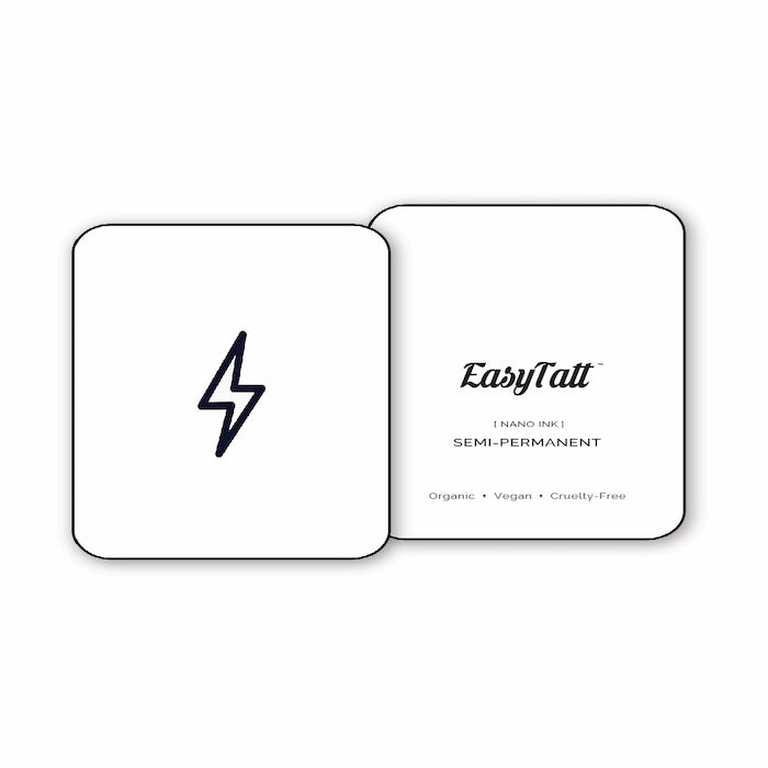 Lightning Bolt - Semi-Permanent Tattoo