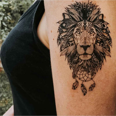 Lion - Temporary Tattoo