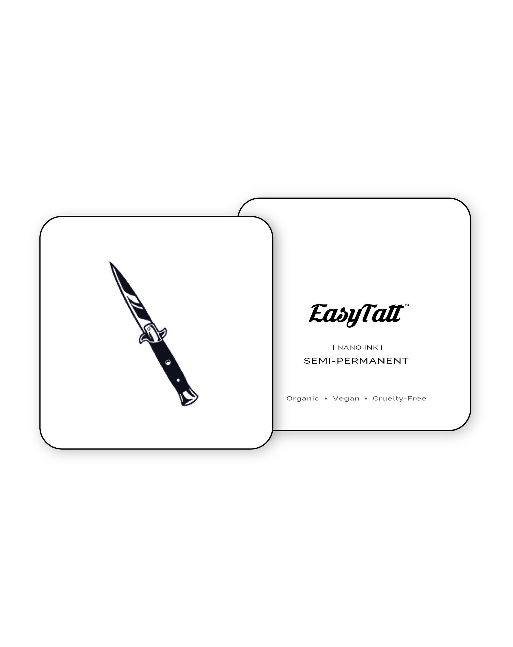 Little Dagger x 2 - Semi-Permanent Tattoo