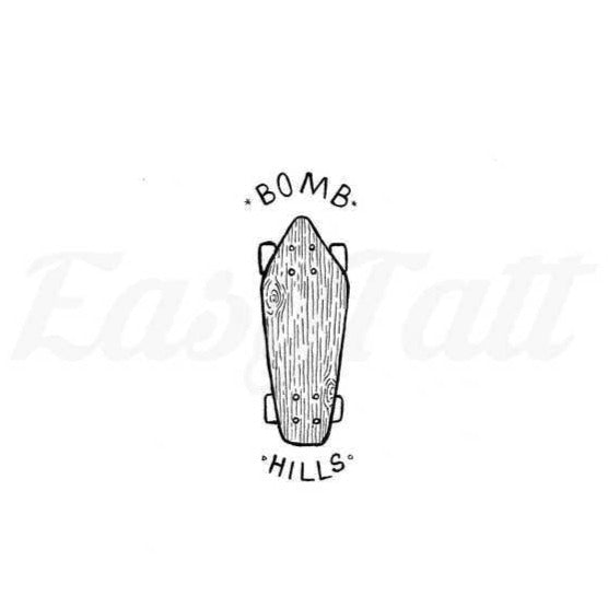 Bomb Hills - Temporary Tattoo