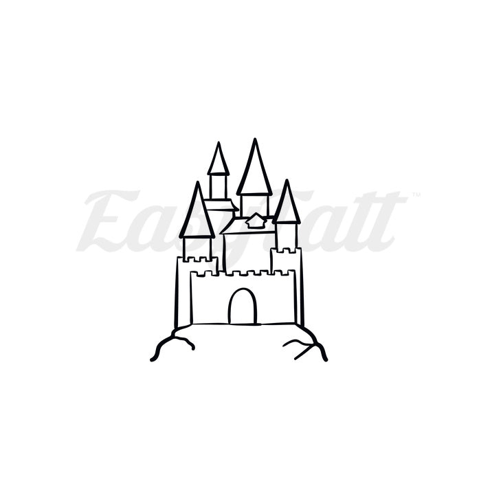 Castle - Temporary Tattoo
