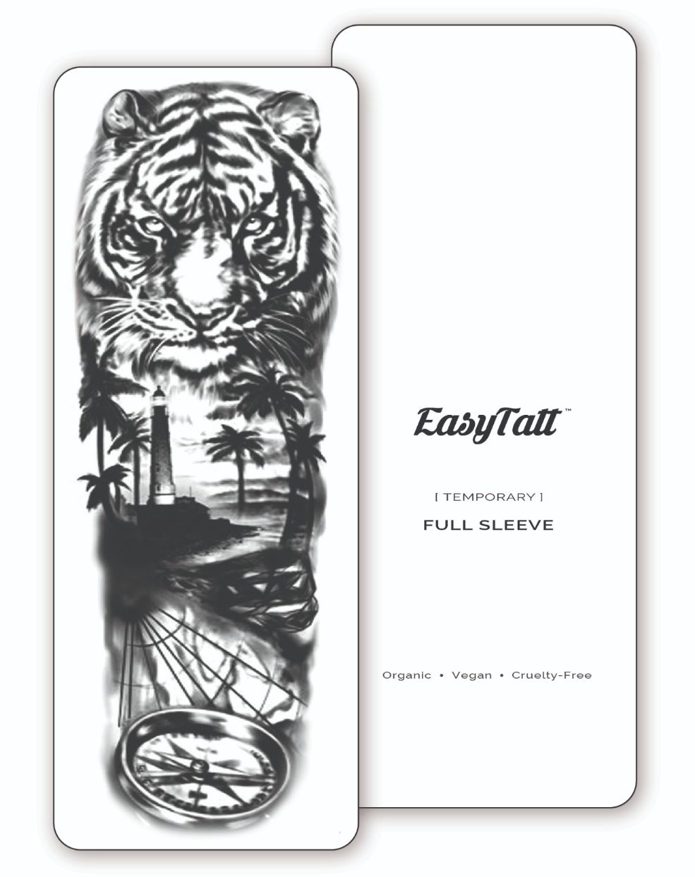 (Full Sleeve) Paradise Lost - Temporary Tattoo