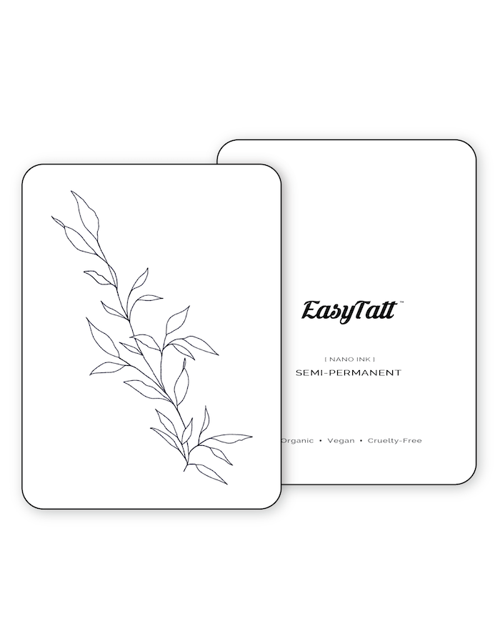 Minimal Vine - Semi-Permanent Tattoo