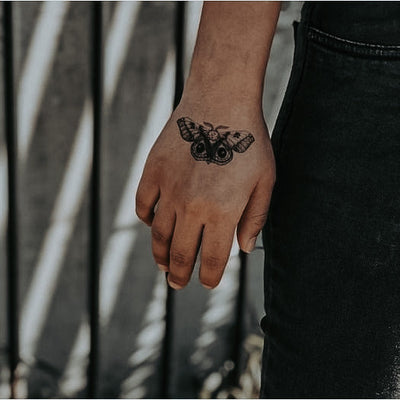 Moth - Temporary Tattoo