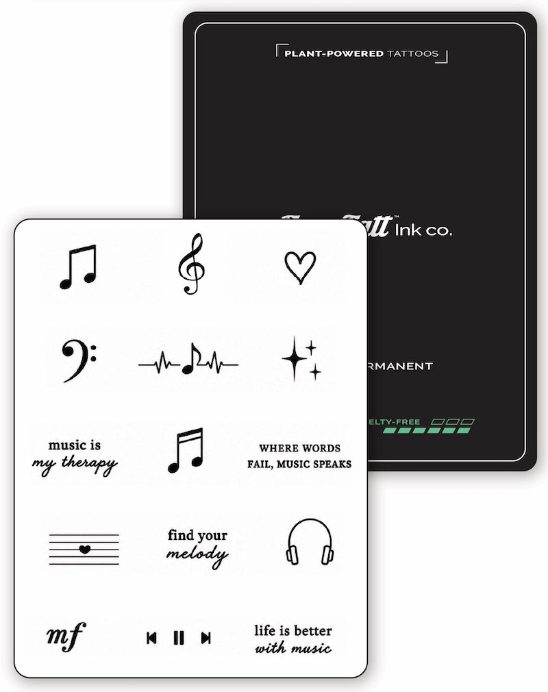 Music is Therapy – 15 Tattoos