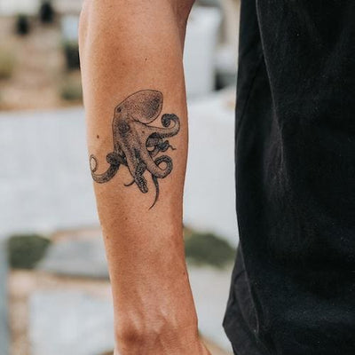 Octopus - Temporary Tattoo