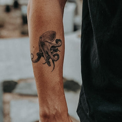 Octopus - Temporary Tattoo