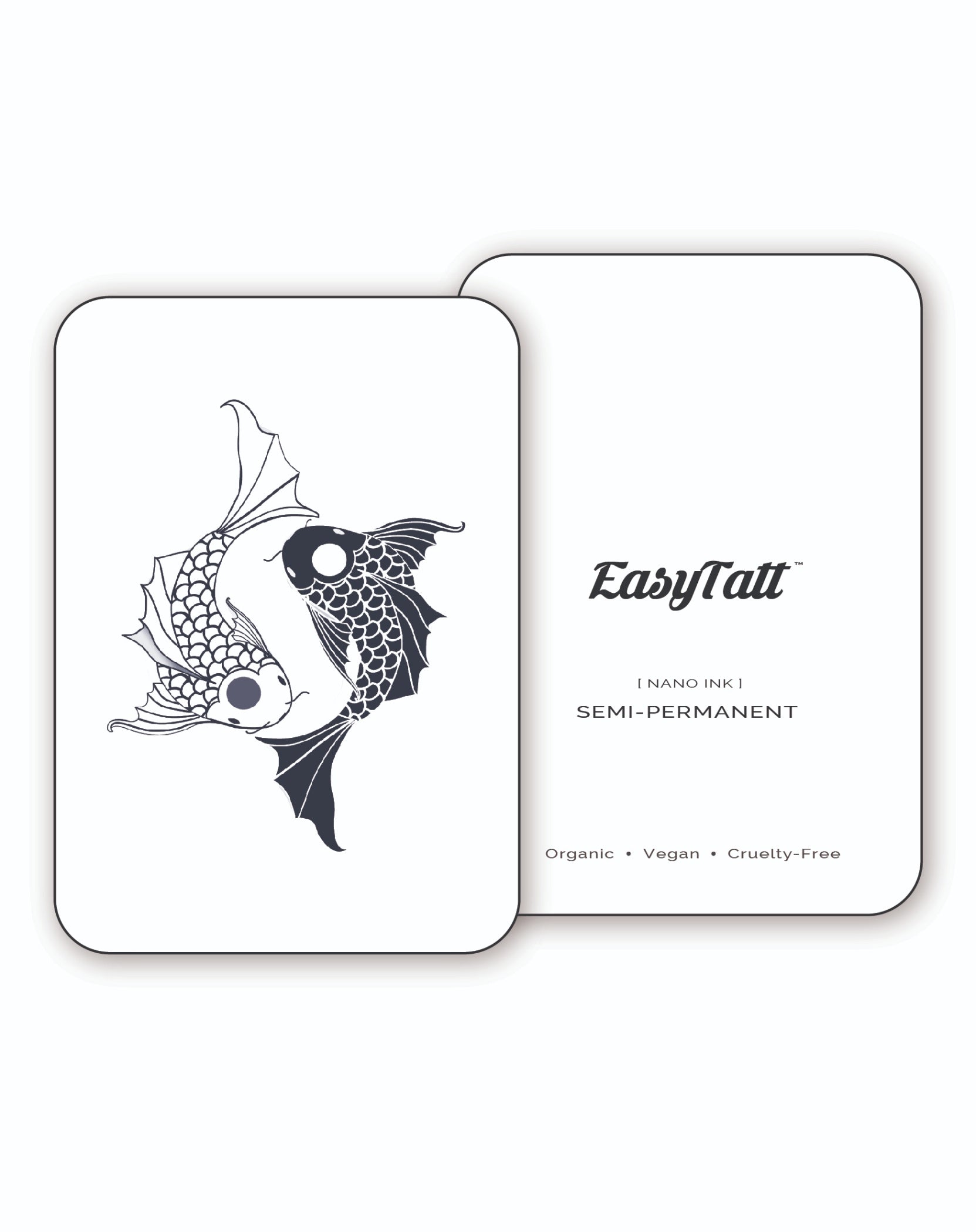 Peace Koi - Semi-Permanent Tattoo