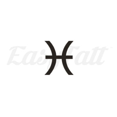 Pisces - Temporary Tattoo