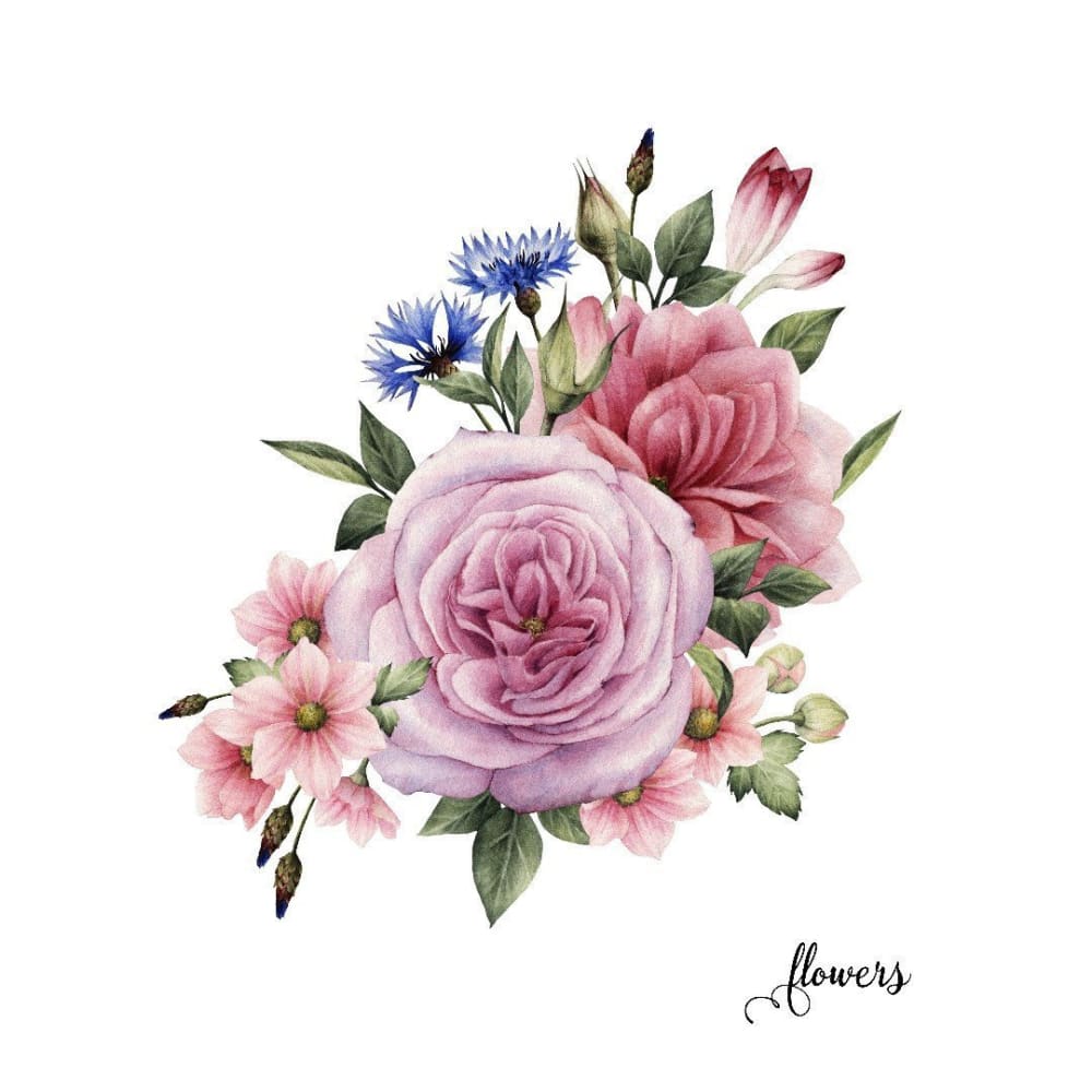 Roses - Temporary Tattoo