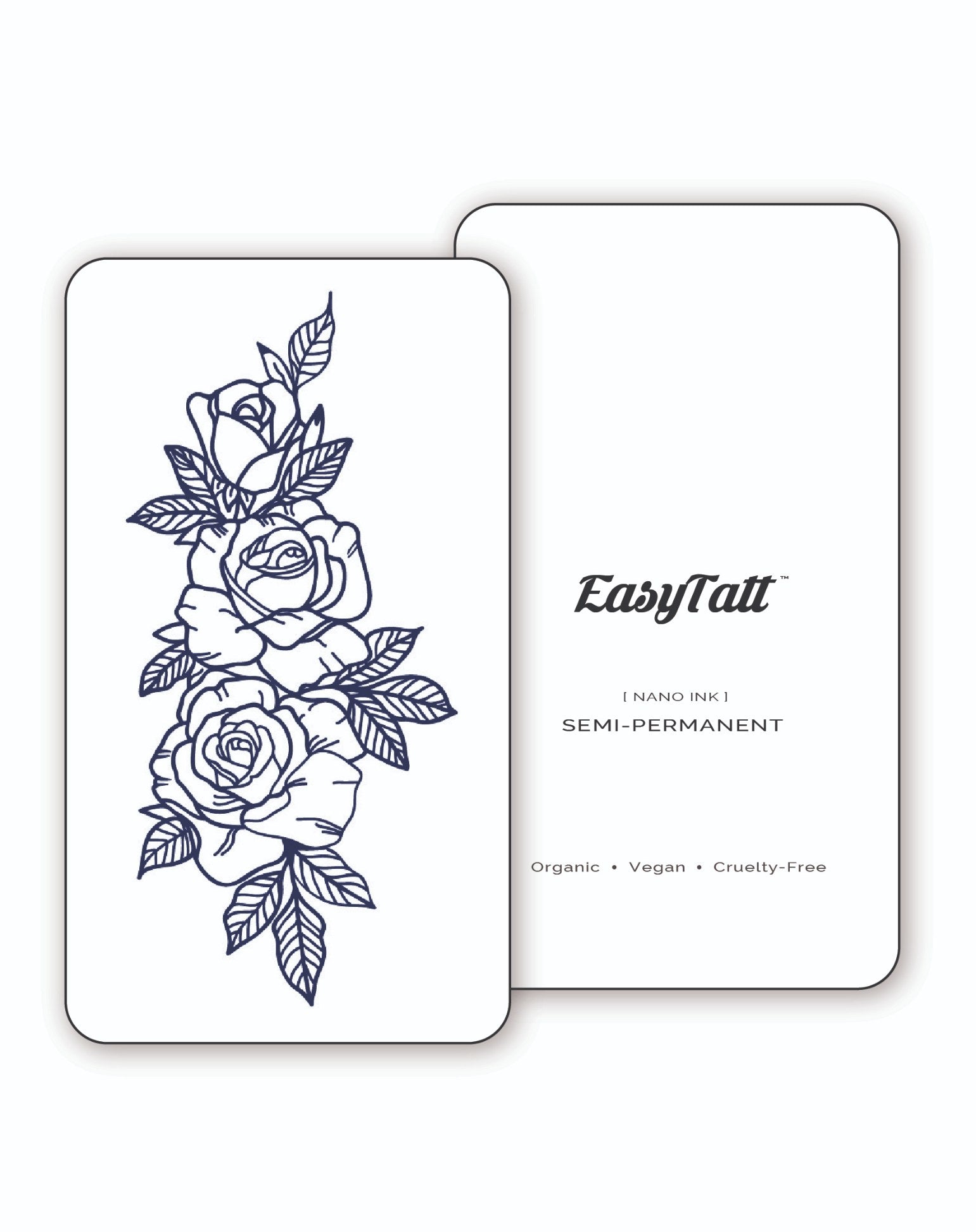 Roses Outline - Semi-Permanent Tattoo