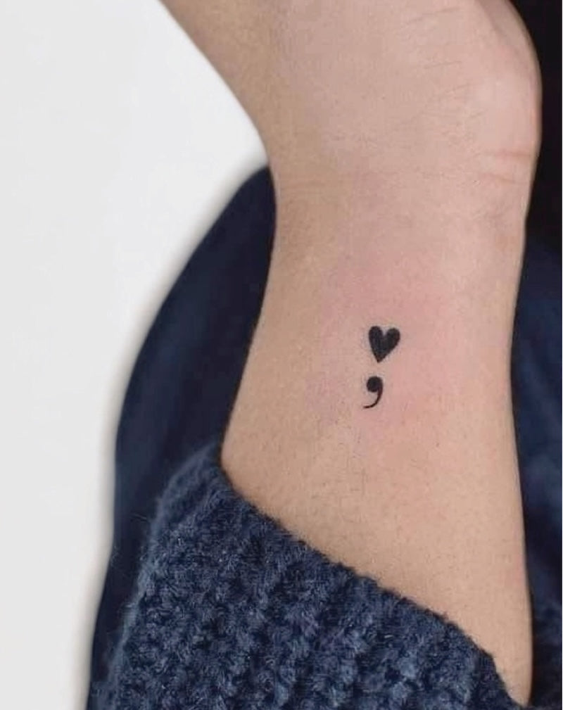 Semicolon Heart