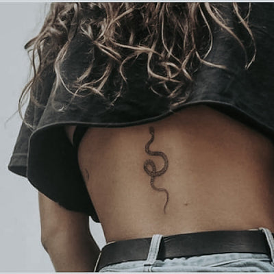 Simple Snake - Temporary Tattoo