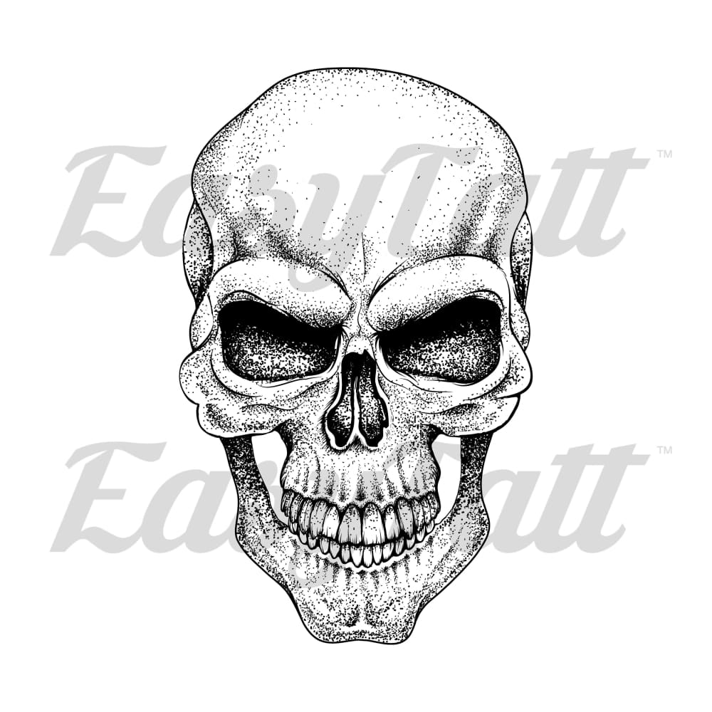 Skull - Temporary Tattoo