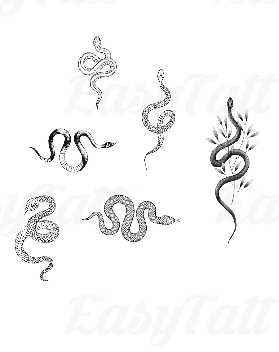 Snake Eyes - Temporary Tattoos