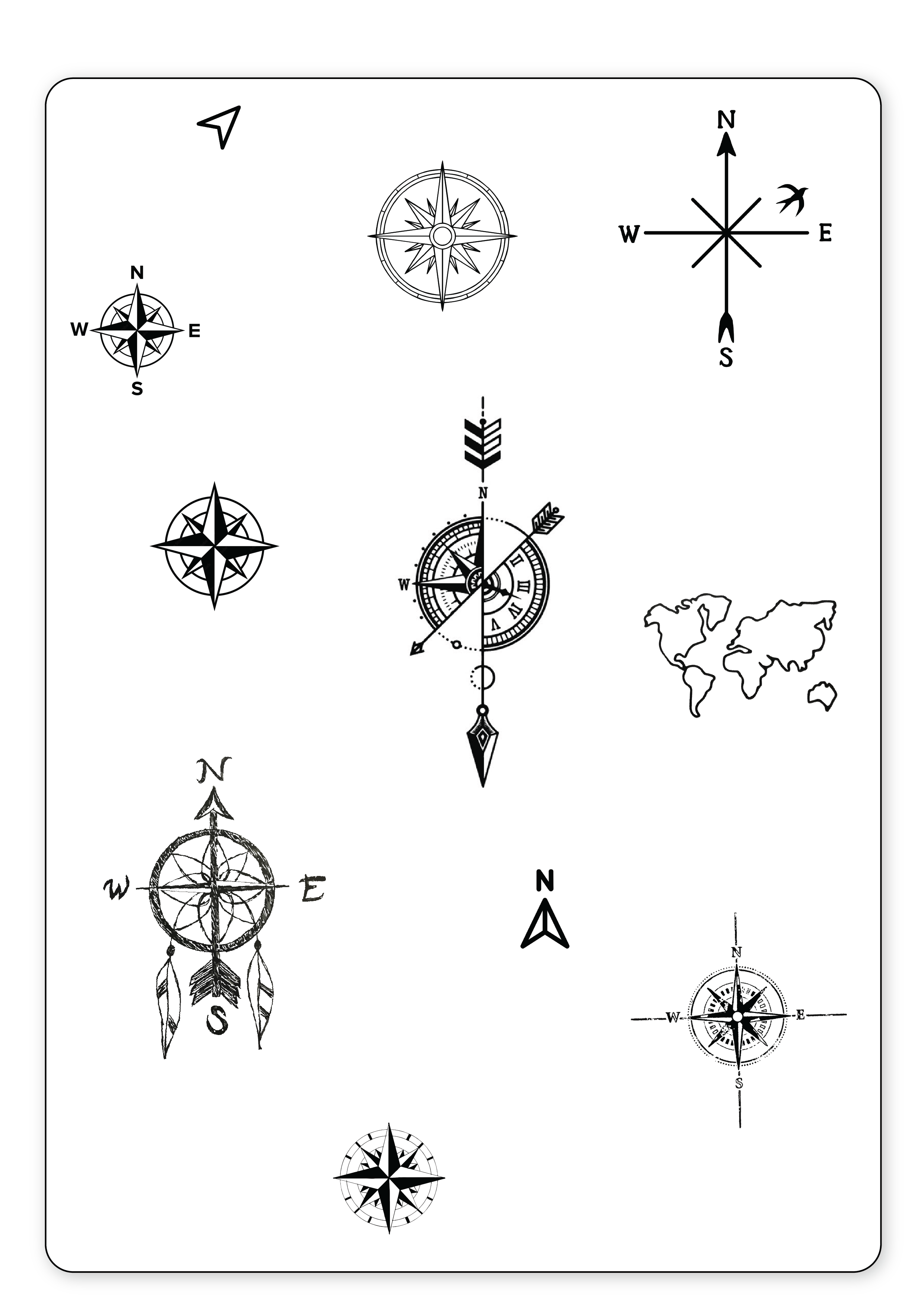 (11 Tattoos) Navigator - Semi-Permanent Tattoos