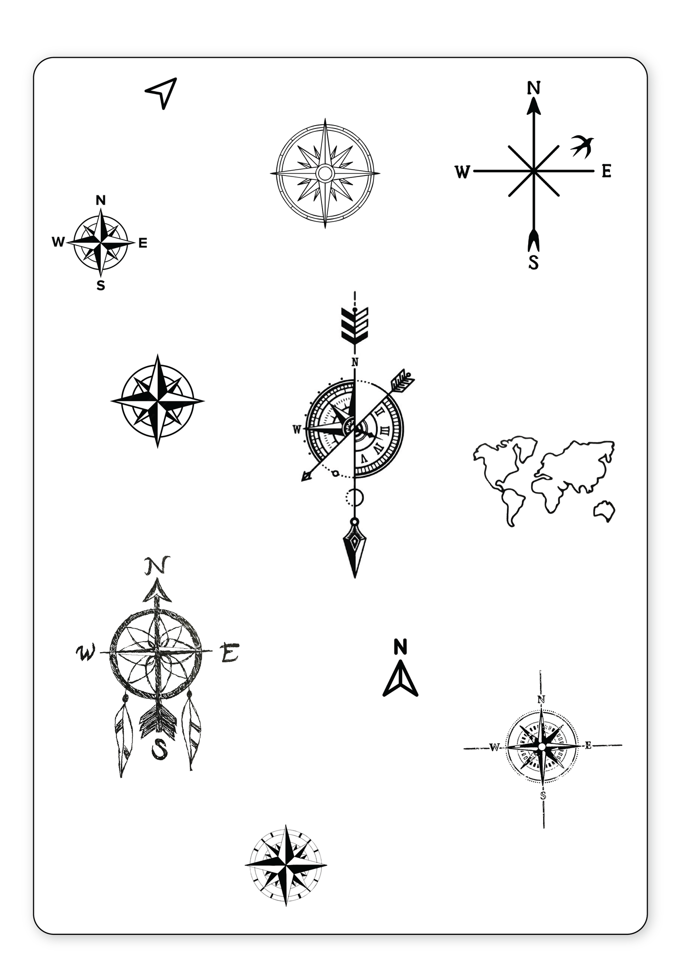 (11 Tattoos) Navigator - Semi-Permanent Tattoos