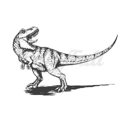 T-Rex Dinosaur - Temporary Tattoo