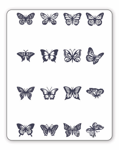 (16 Tattoos) Teenie Butterflies - Semi-Permanent Tattoos