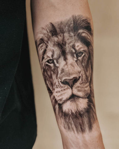 The Lion - Temporary Tattoo