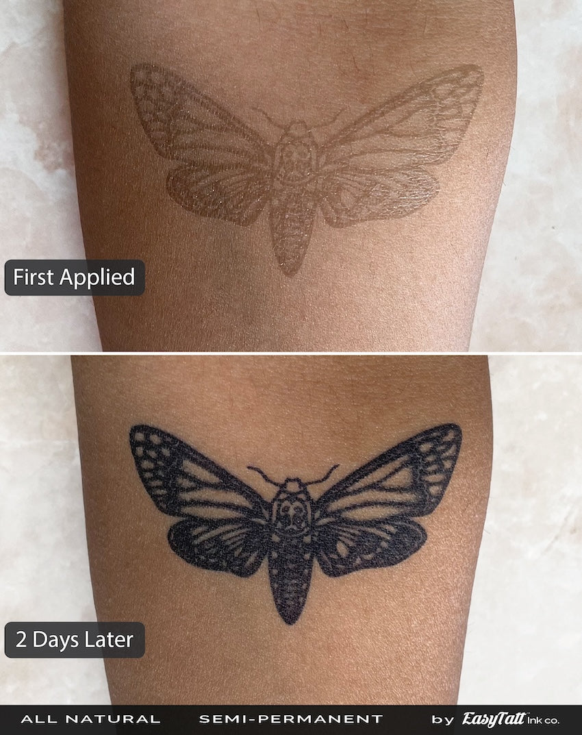 Butterfly Leaf Branches - Semi-Permanent Tattoos