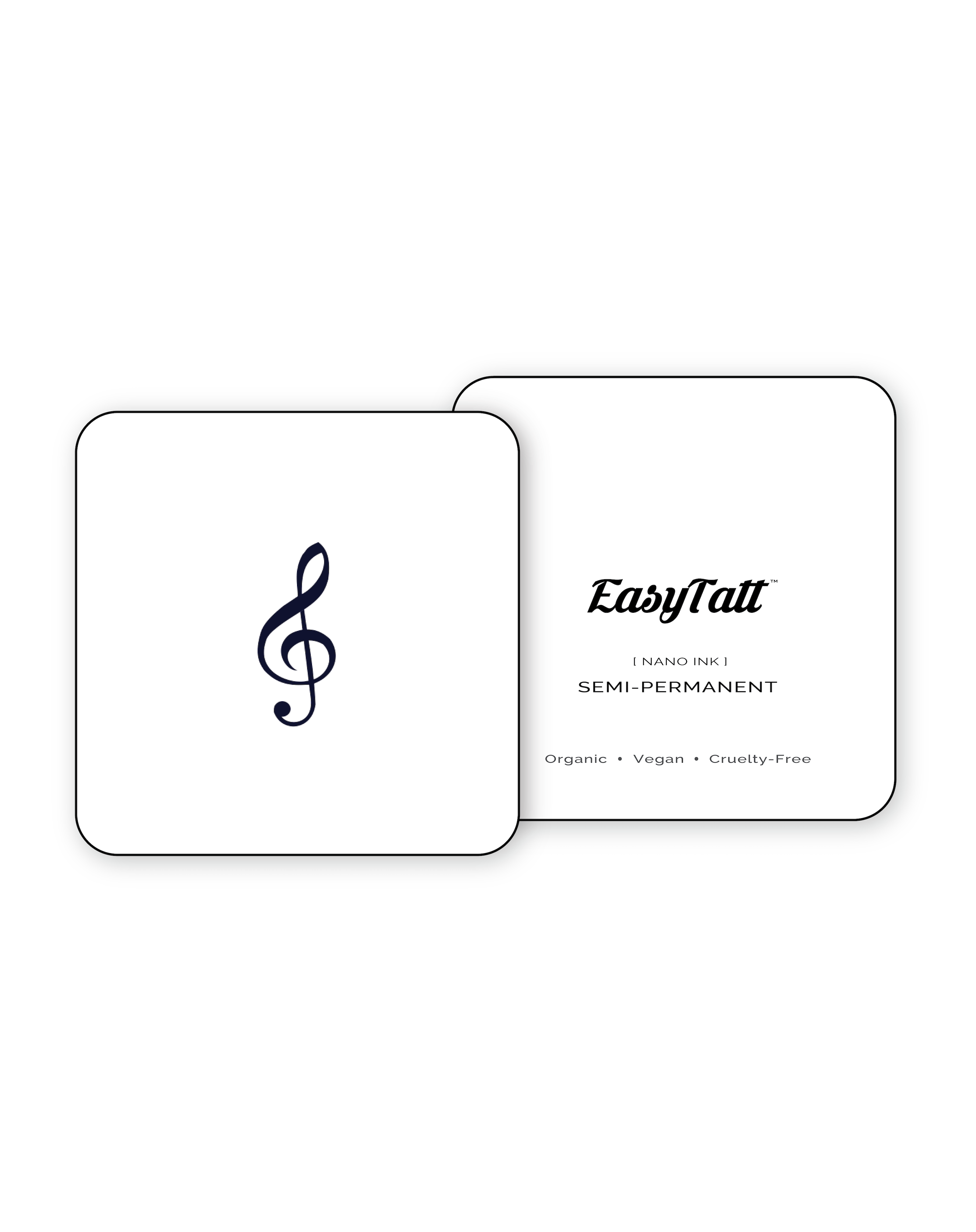 Treble Clef - Semi-Permanent Tattoo