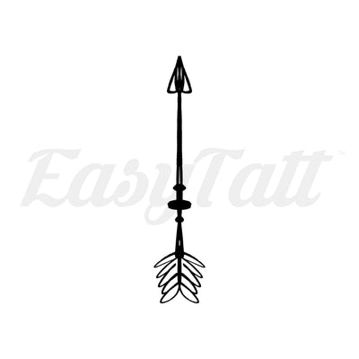 Tribe Arrow - Temporary Tattoo