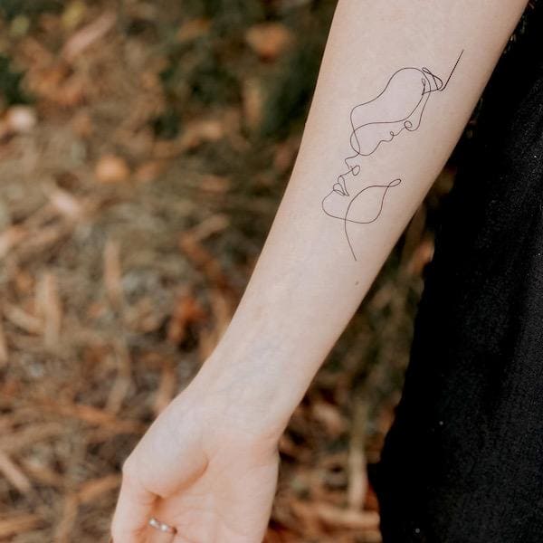 Two As One - Temporary Tattoo