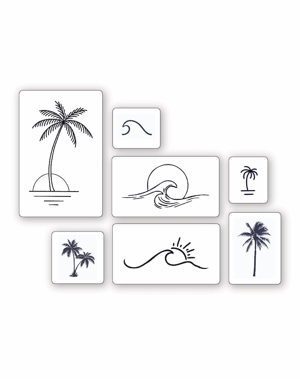 Tropicale Pack - 7 Tattoos